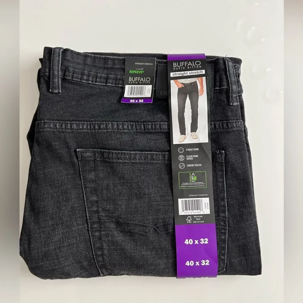 Buffalo David Bitton Straight Stretch Denim